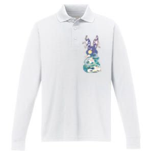 Happy Chinese New Year Year Of The Rabbit Performance Long Sleeve Polo