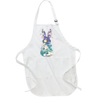 Happy Chinese New Year Year Of The Rabbit Full-Length Apron With Pockets