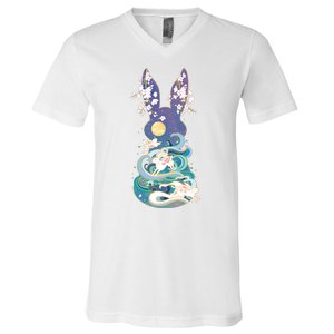 Happy Chinese New Year Year Of The Rabbit V-Neck T-Shirt