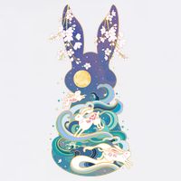 Happy Chinese New Year Year Of The Rabbit Mousepad