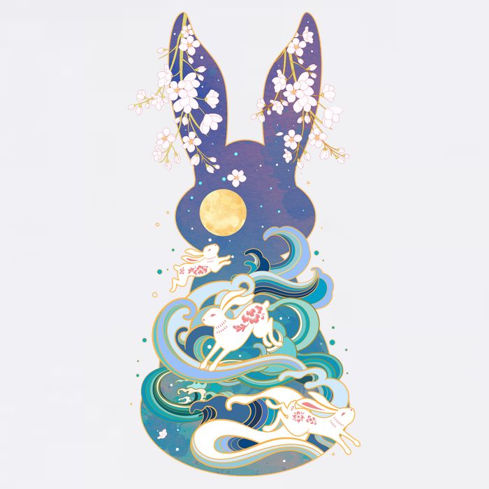Happy Chinese New Year Year Of The Rabbit Mousepad