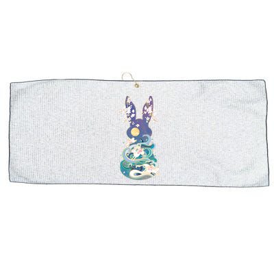 Happy Chinese New Year Year Of The Rabbit Large Microfiber Waffle Golf Towel