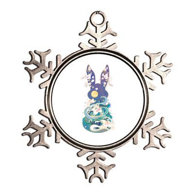 Happy Chinese New Year Year Of The Rabbit Metallic Star Ornament