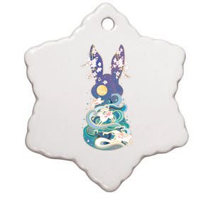 Happy Chinese New Year Year Of The Rabbit Ceramic Star Ornament