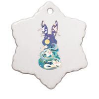 Happy Chinese New Year Year Of The Rabbit Ceramic Star Ornament