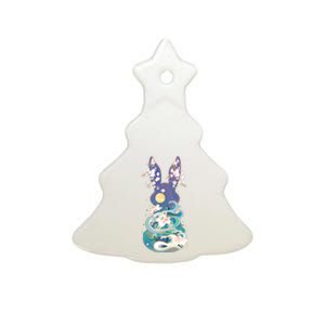 Happy Chinese New Year Year Of The Rabbit Ceramic Tree Ornament