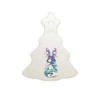 Happy Chinese New Year Year Of The Rabbit Ceramic Tree Ornament