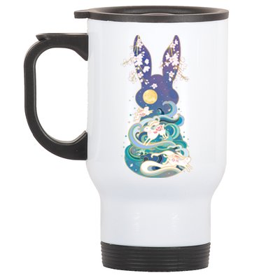 Happy Chinese New Year Year Of The Rabbit Stainless Steel Travel Mug