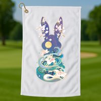 Happy Chinese New Year Year Of The Rabbit Golf Towel
