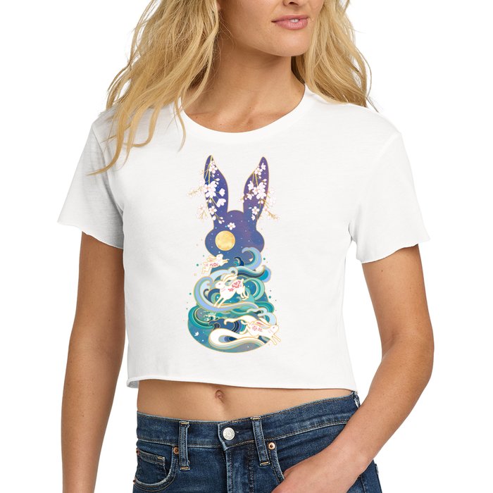Happy Chinese New Year Year Of The Rabbit Crop Top