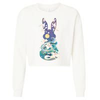 Happy Chinese New Year Year Of The Rabbit Cropped Pullover Crew