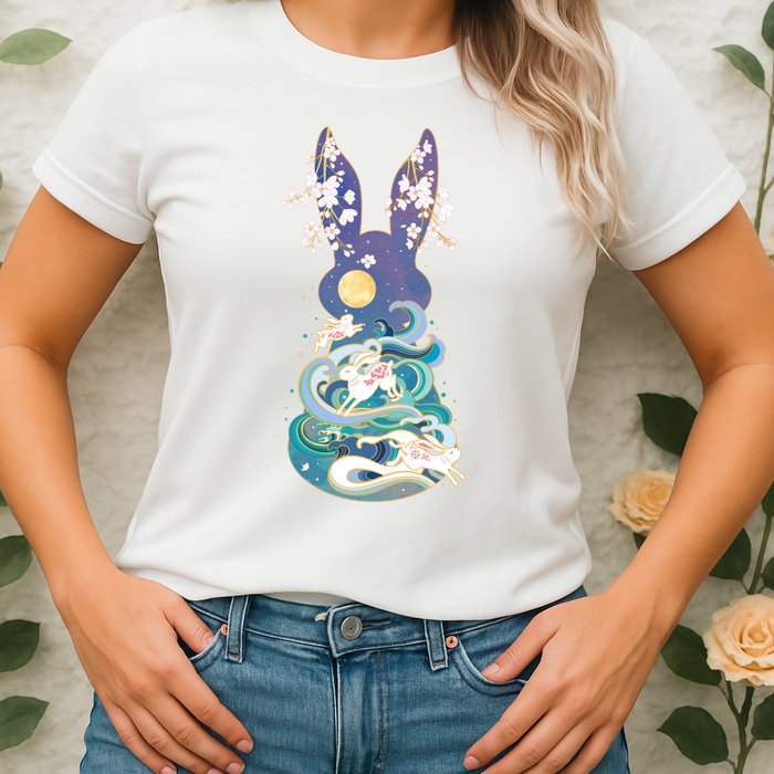 Happy Chinese New Year Year Of The Rabbit Womens T-Shirt
