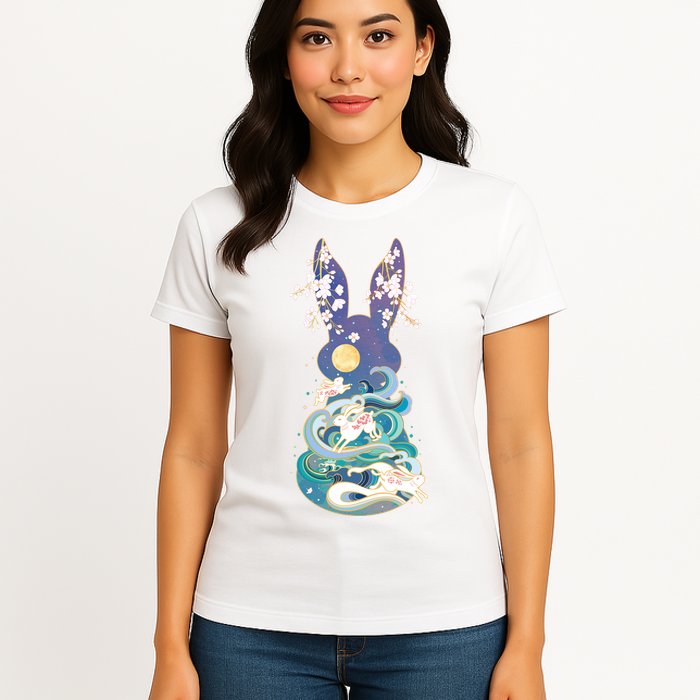 Happy Chinese New Year Year Of The Rabbit Womens T-Shirt