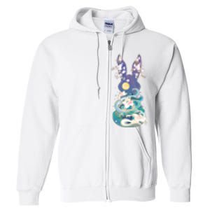 Happy Chinese New Year Year Of The Rabbit Full Zip Hoodie