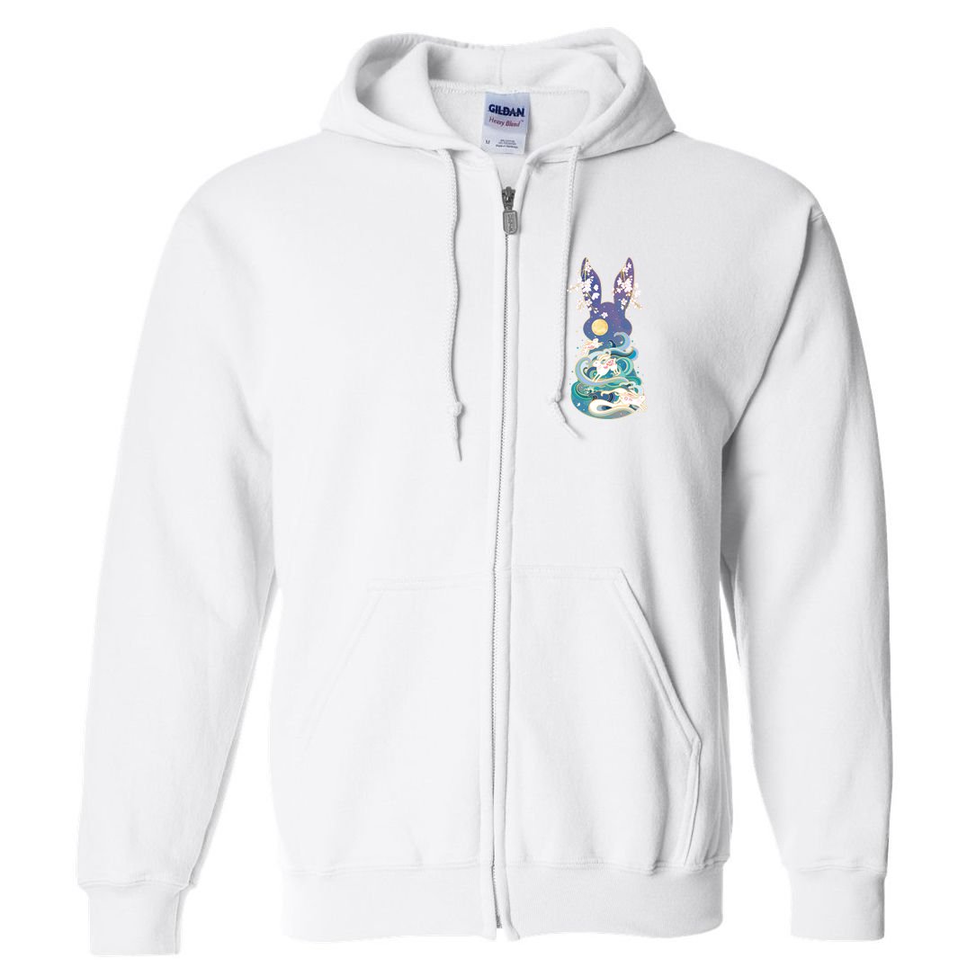 Happy Chinese New Year Year Of The Rabbit Full Zip Hoodie