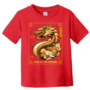 Happy Chinese New Year 2024 Lunar New Year Dragon Red Toddler T-Shirt