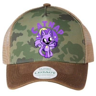 Hi Cats Nap Lover Funny Cat Cat Lover Legacy Tie Dye Trucker Hat
