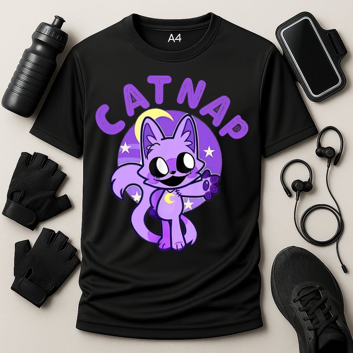 Hi Cats Nap Lover Funny Cat Cat Lover Performance Shirt