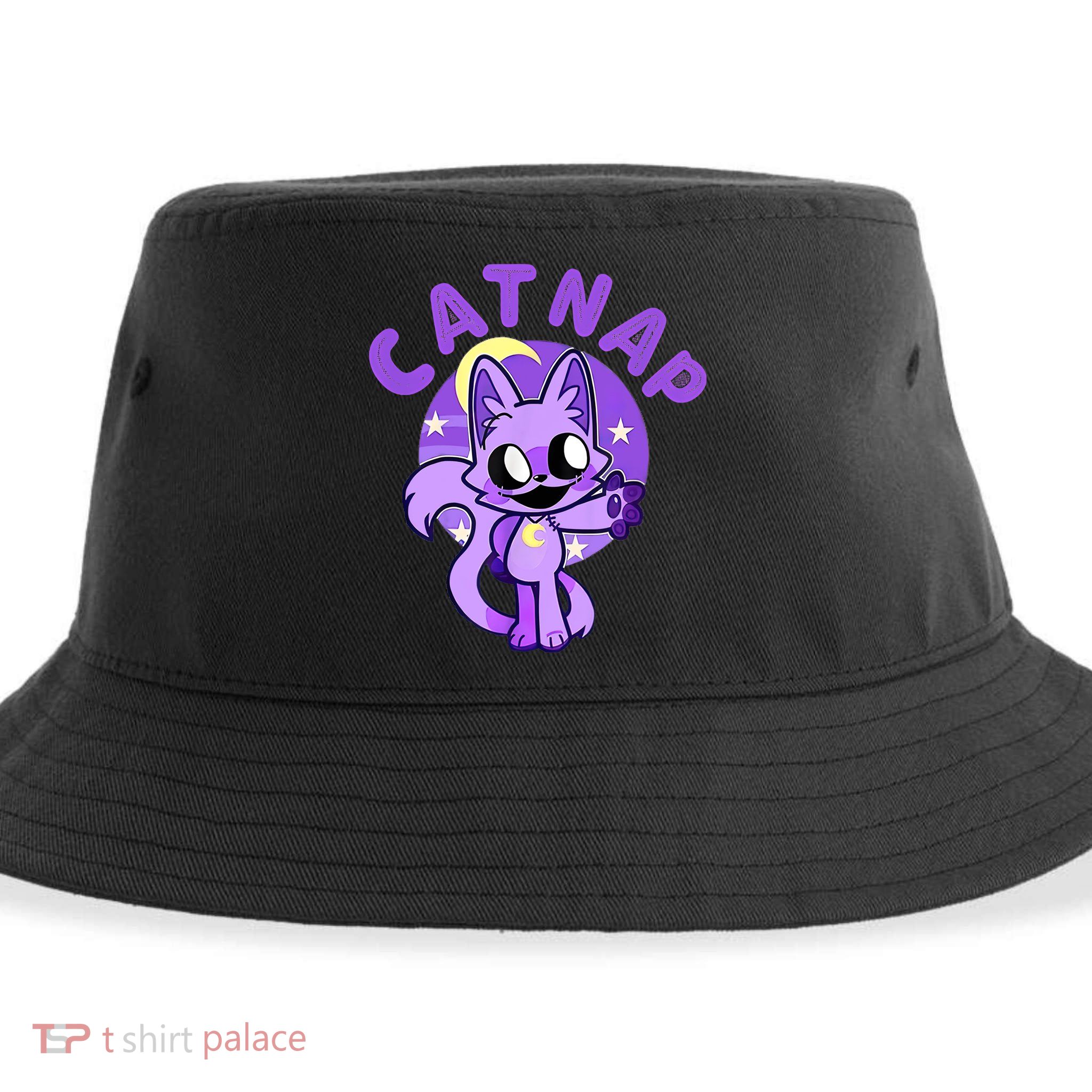 Hi Cats Nap Lover Funny Cat Cat Lover Sustainable Bucket Hat
