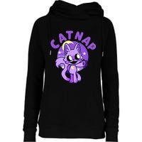 Hi Cats Nap Lover Funny Cat Cat Lover Womens Funnel Neck Pullover Hood