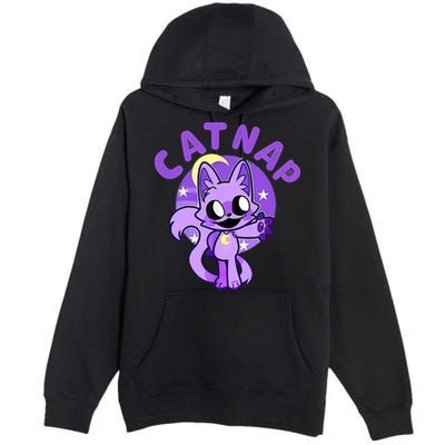 Hi Cats Nap Lover Funny Cat Cat Lover Premium Pullover Hoodie