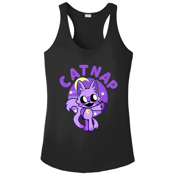 Hi Cats Nap Lover Funny Cat Cat Lover Ladies PosiCharge Competitor Racerback Tank