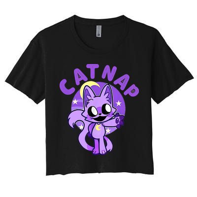 Hi Cats Nap Lover Funny Cat Cat Lover Crop Top