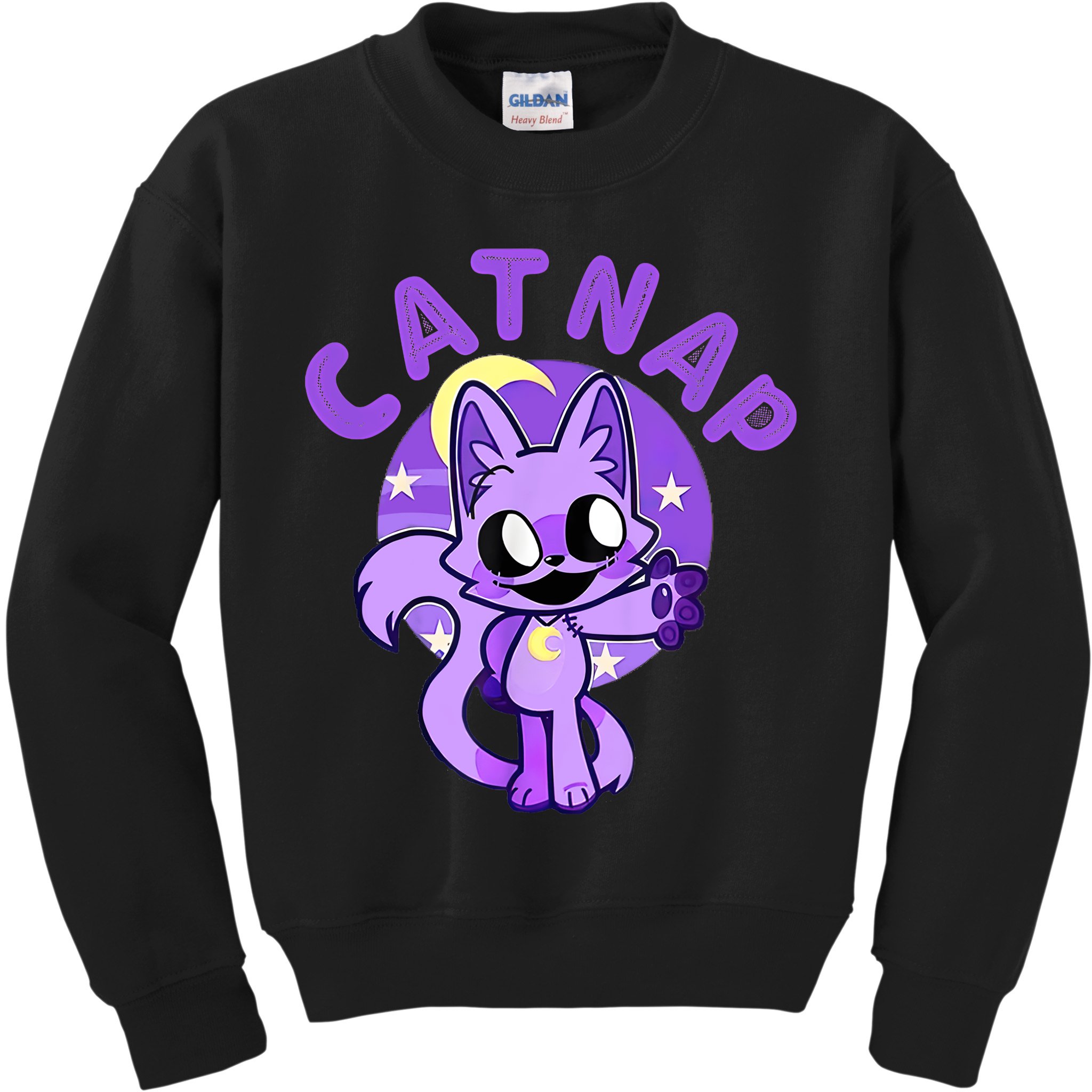 Hi Cats Nap Lover Funny Cat Cat Lover Kids Sweatshirt