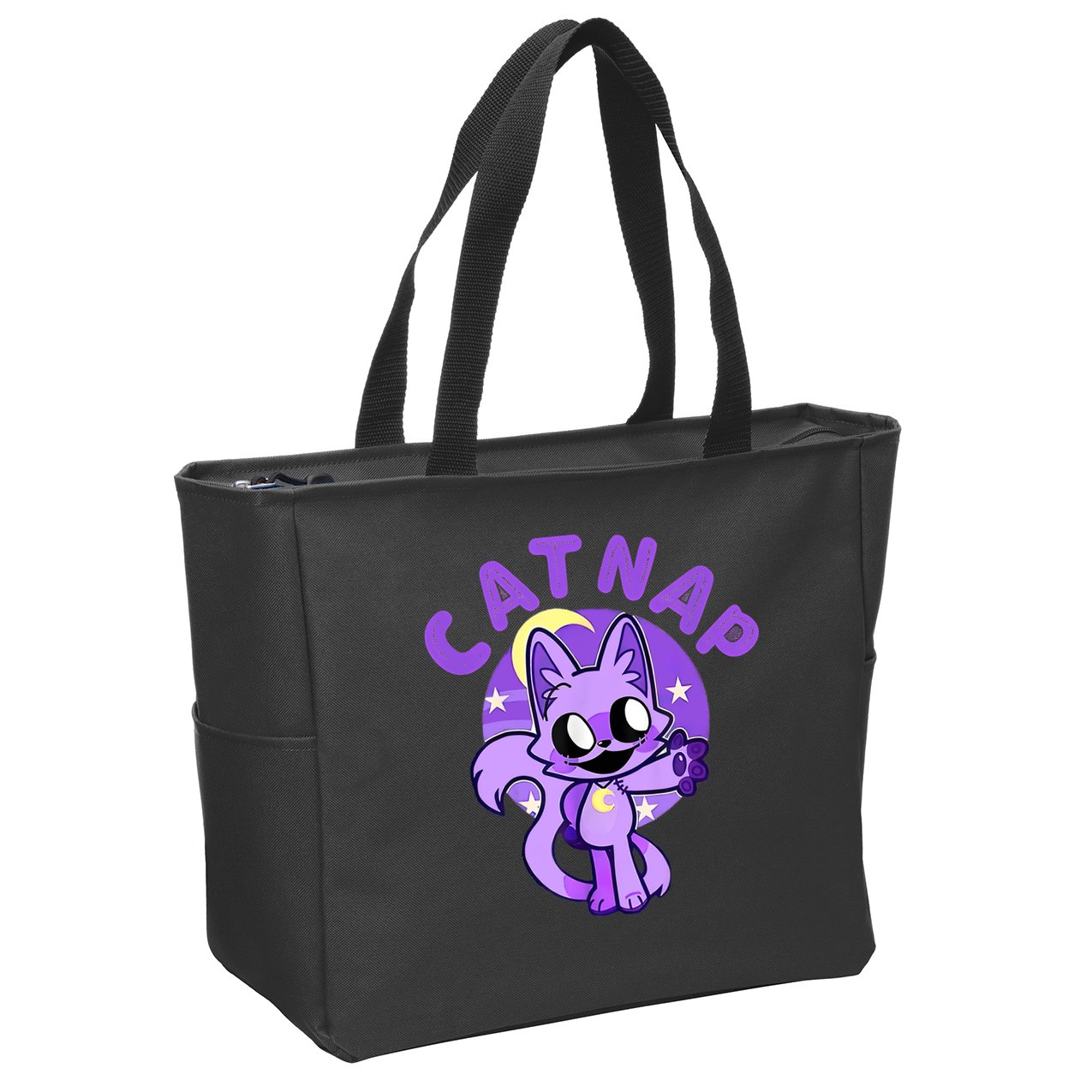 Hi Cats Nap Lover Funny Cat Cat Lover Zip Tote Bag