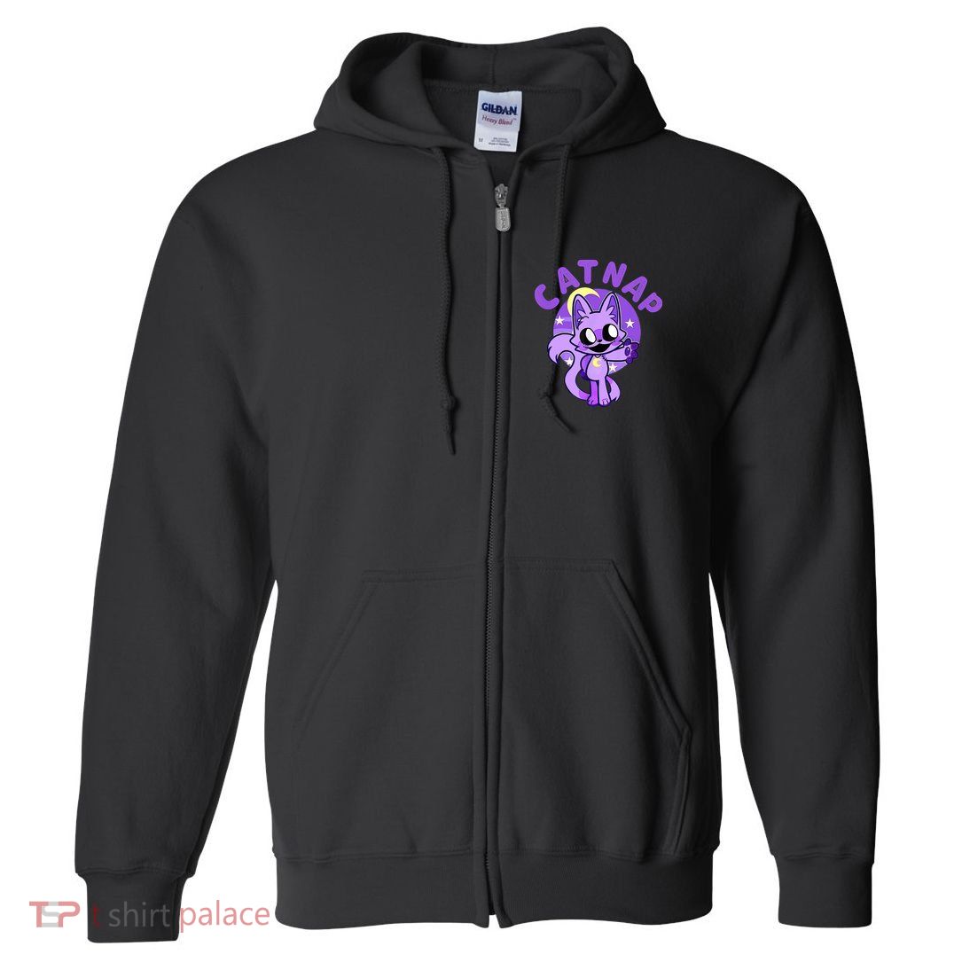 Hi Cats Nap Lover Funny Cat Cat Lover Full Zip Hoodie