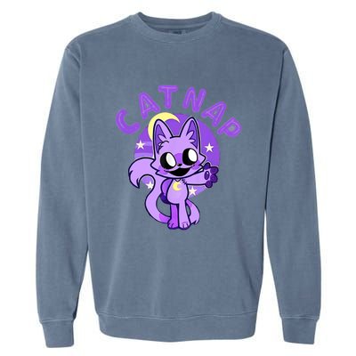 Hi Cats Nap Lover Funny Cat Cat Lover Garment-Dyed Sweatshirt