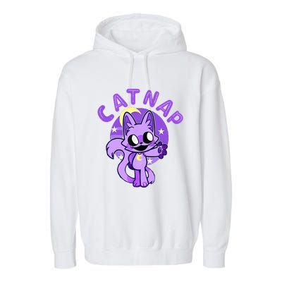 Hi Cats Nap Lover Funny Cat Cat Lover Garment-Dyed Fleece Hoodie