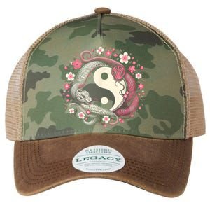 Happy Chinese New Year 2025 Snake Gift Legacy Tie Dye Trucker Hat