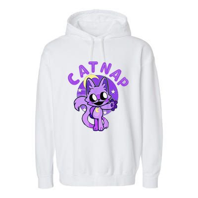 Hi Cats Nap Lover Funny Cat Gift Garment-Dyed Fleece Hoodie