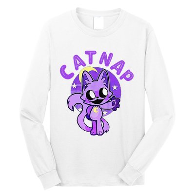 Hi Cats Nap Lover Funny Cat Gift Long Sleeve Shirt