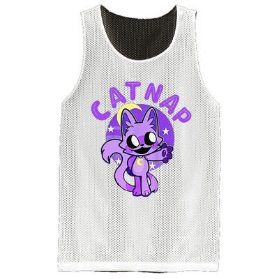 Hi Cats Nap Lover Funny Cat Gift Mesh Reversible Basketball Jersey Tank