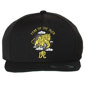 Happy Chinese New Year Year Of The Tiger Zodiac Tiger Wool Snapback Cap