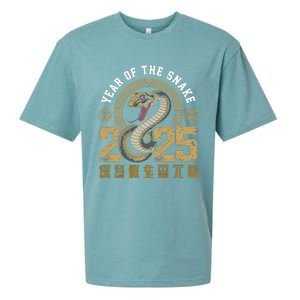 Happy Chinese New Year Year Of The Snake 2025 Sueded Cloud Jersey T-Shirt