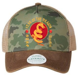 Happy Chinese New Year 2024 Year Of The Dragon Christmas Legacy Tie Dye Trucker Hat