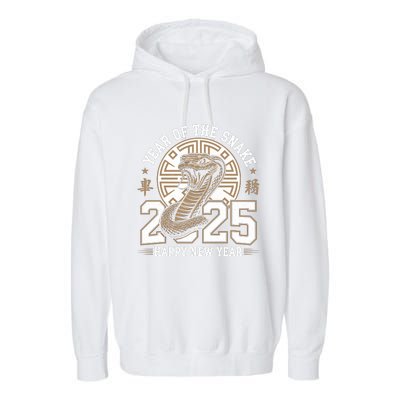 Happy Chinese New Year Year Of The Snake Garment-Dyed Fleece Hoodie