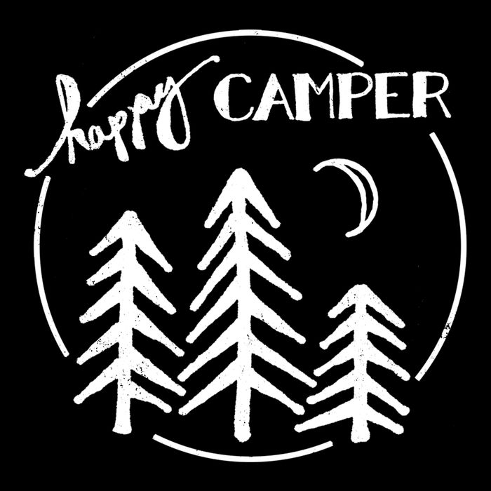 Happy Camper Nature USA-Made Doggie Bandana