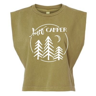 Happy Camper Nature Garment-Dyed Women's Muscle Tee