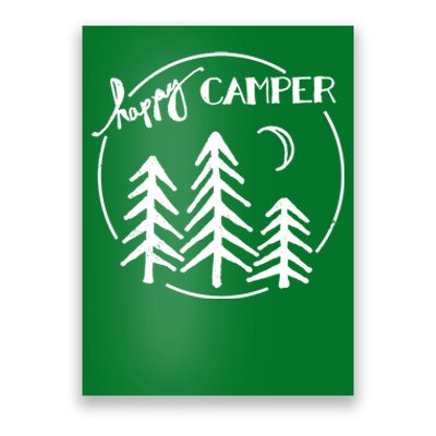 Happy Camper Nature Poster