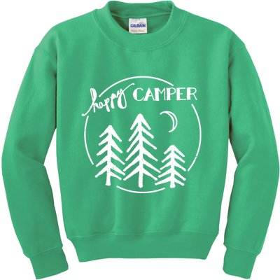 Happy Camper Nature Kids Sweatshirt