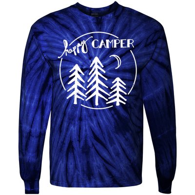 Happy Camper Nature Tie-Dye Long Sleeve Shirt