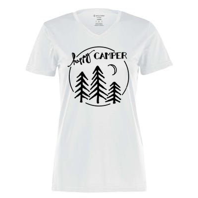 Happy Camper Nature Women's Momentum V-Neck T-Shirt