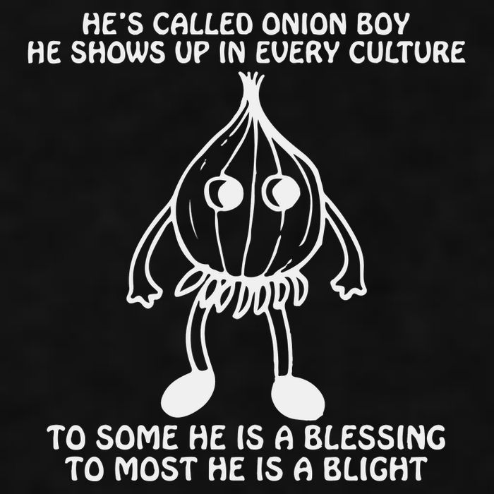 He’S Called Onion Boy He Shows Up In Every Culture Ladies PosiCharge Tri-Blend Wicking Tank