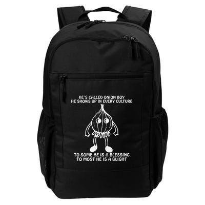 He’S Called Onion Boy He Shows Up In Every Culture Backpack