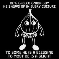 He’S Called Onion Boy He Shows Up In Every Culture Drawstring Bag