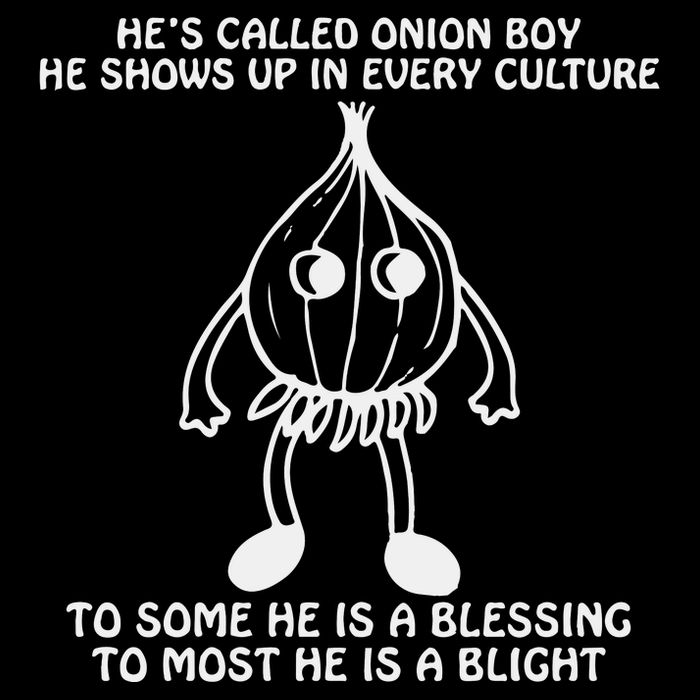 He’S Called Onion Boy He Shows Up In Every Culture Drawstring Bag